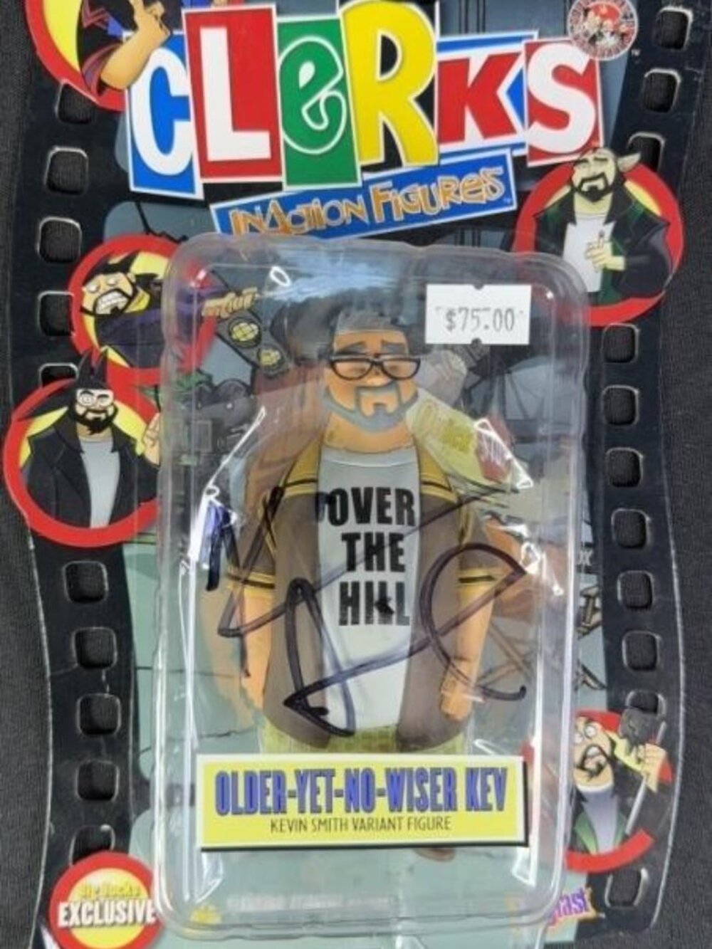 Kevin Smith Signed 2010 Clerks Action Figure Older-Yet-No-Wiser Kev Kevin Smith
